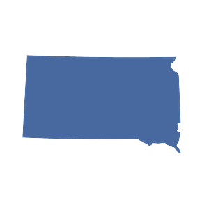 south dakota state outline<br />
