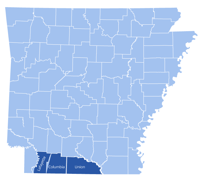 arkansas brine lease counties